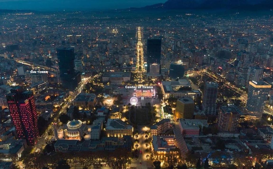 Appartement Sun Tower-Center Of Tirana Extérieur photo