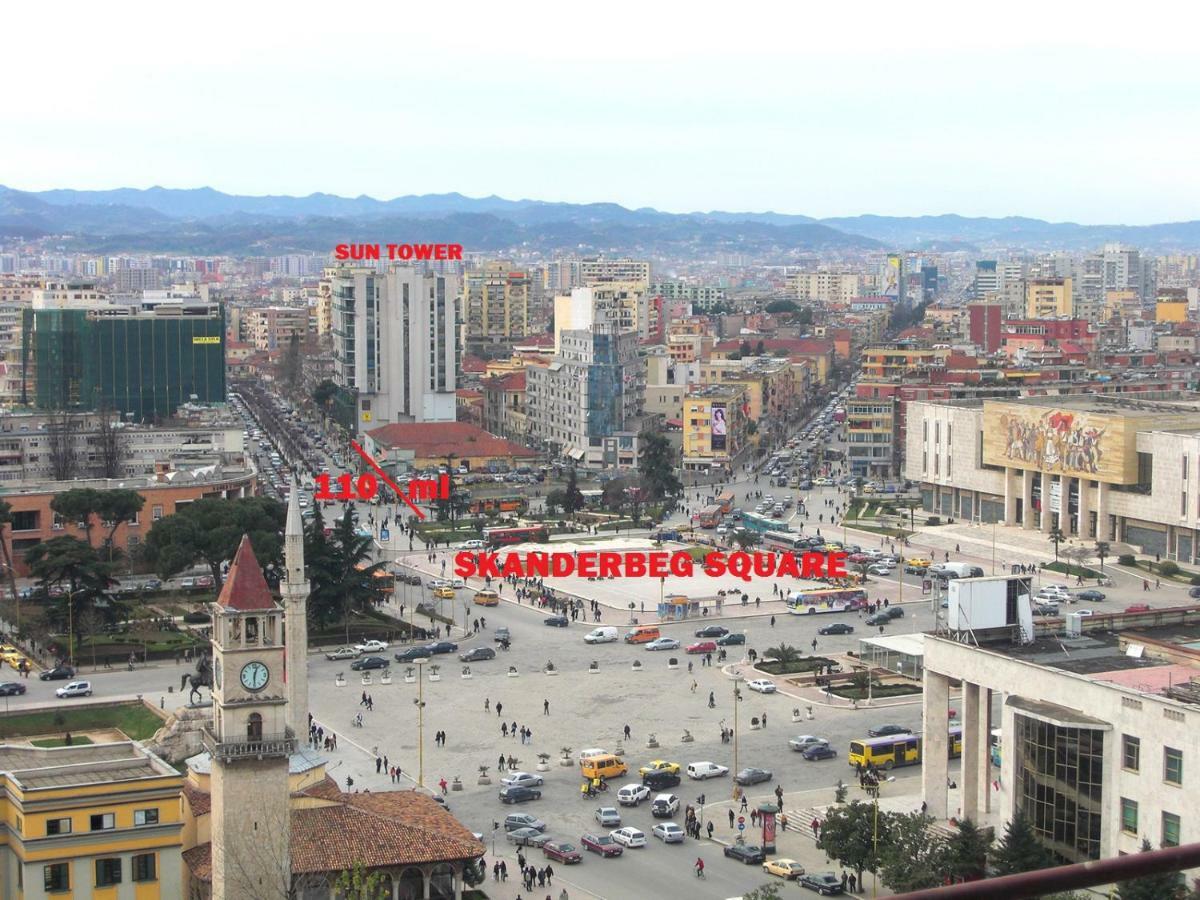 Appartement Sun Tower-Center Of Tirana Extérieur photo